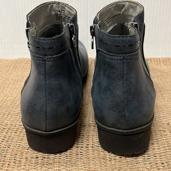 Jsport By Jambu Navy Blue Memory Foam Footbed Ankle Boot 11M - Picture 6 of 9